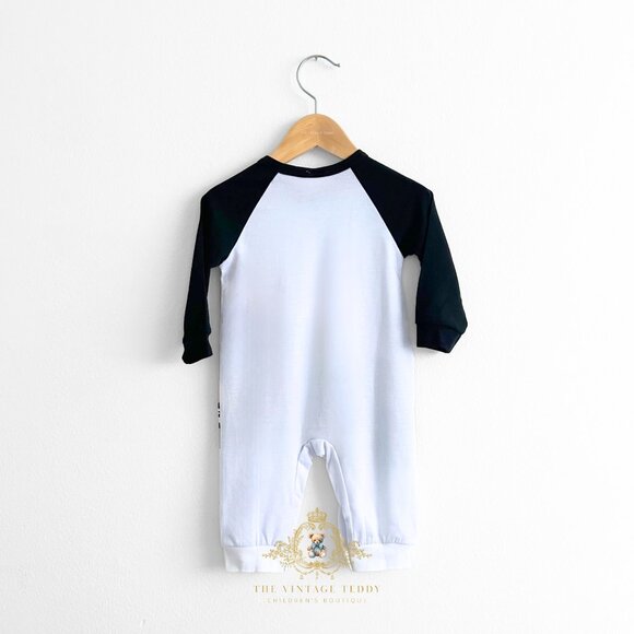 NWT Cute Boys Sleep N' Play One-piece Rompers Set of 2 Construction Trucks 0-3M - Picture 3 of 5